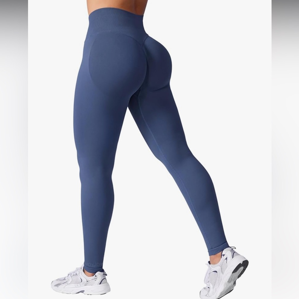 GYM BUNDLE - 2 Pair Voyjoy Workout Invisible Scrunch Leggings